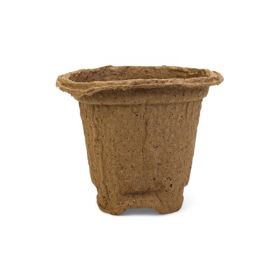 Горшок для рассады, 175 мл, d=8 см, h=8 см, торф, набор 10 шт.