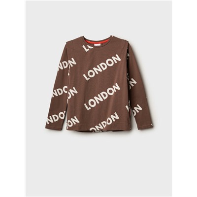 Джемпер трикотажный для девочек (футболка с длинными рукавами)