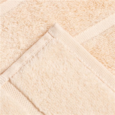 Полотенце махровое Love Life «Ария» 50×90 см, бежевый, 100% хл, микро-коттон, 450 г/м²