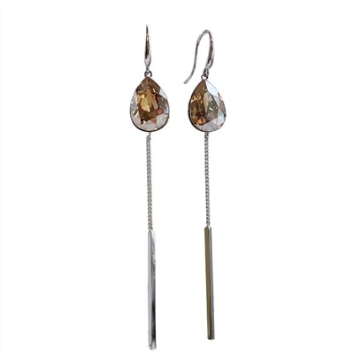 Серьги с кристаллами Swarovski