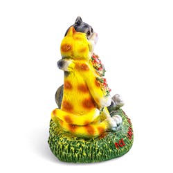 Садовая фигура из полистоуна «Кошки влюблённые. Всё будет хорошо», 23×15×23 см