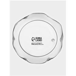 Стакан с двойными стенкам Magistro «Ромбус», 350 мл, 9.2×12.5 см, стекло, прозрачный