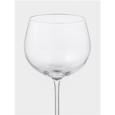 Бокалы для вина «Пион», 190 мл, набор 6 шт., стекло, прозрачные