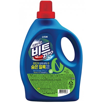 LION BEAT LIQUID Концентрированное жидкое средство для стирки 1450 мл