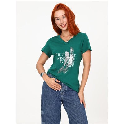 Сопряжение - футболка зеленый