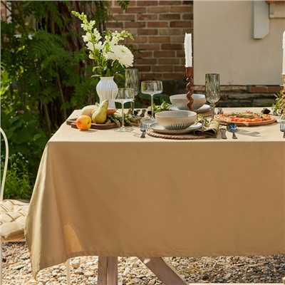 Скатерть «Этель» Kitchen, 146×110 см, 100% хлопок, саржа 250 г/м², бежевая