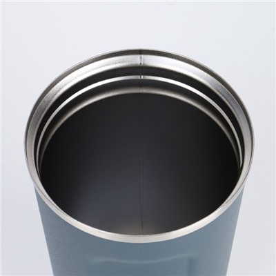 Термокружка Мастер К Original, 500 мл, сохраняет тепло 10 ч, нержавеющая сталь, пластик, синяя