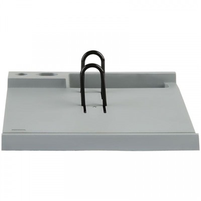 Подставка настольная для перекидного календаря серая ПК06 Стамм