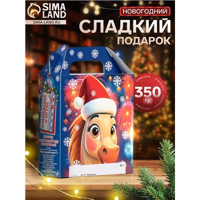 Сладкий новогодний подарок «Фейерверк», детский, 350 г