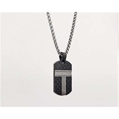 Кулон из стали на цепочке