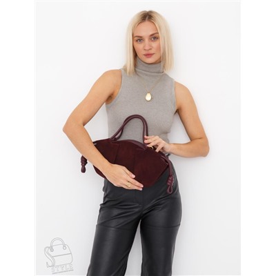 Сумка женская кожаная 99071-1NN wine red  Natale Navetta