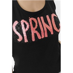 Майка 67012 (Черный_розовый)