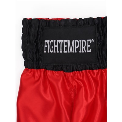 Шорты для тайского бокса FIGHT EMPIRE, р. XS, красные