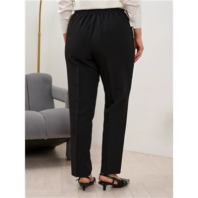 Брюки мом классические на резинке