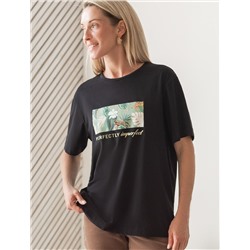 Футболка из премиального хлопка с авторским принтом