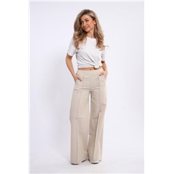 Брюки палаццо 20685 (Светло-бежевый)