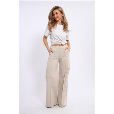 Брюки палаццо 20685 (Светло-бежевый)