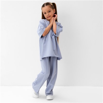 Футболка детская KAFTAN, размер 32 (110-116 см), серая