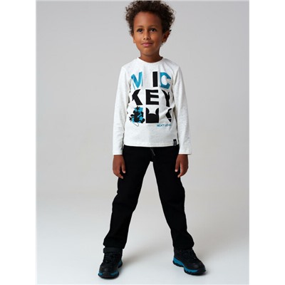 Фуфайка трикотажная для мальчиков (футболка с длинными рукавами)