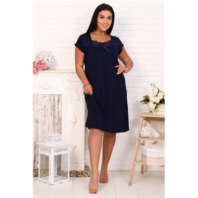 Сорочка 25721 (Темно-синий)