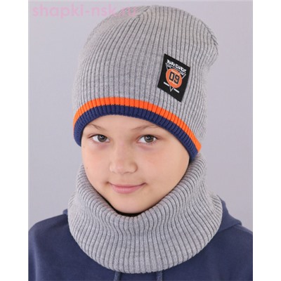 01-20-E Комплект флис (колпак+снуд) (48-52)