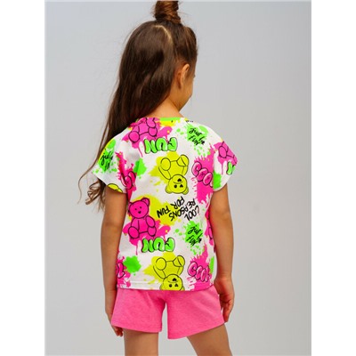 Фуфайка трикотажная для девочек (футболка)