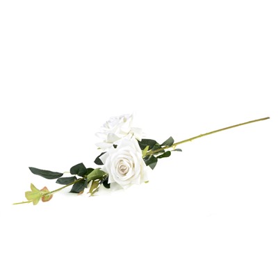 Цветок искусственный Роза 3 бутона 90 см / 0341-58 /уп50/400/