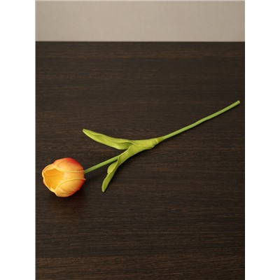 Цветок искусственный Тюльпан 32 см желто-оранжевые / GR-058 /уп 10/100/1200/латекс