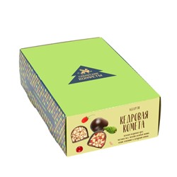 Кедровая комета Ассорти / клюква земляника, шишка, классика / шоу-бокс / 540г / ТМ Сибирские конфеты