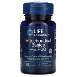 Life Extension, Mitochondrial Basics с PQQ, 30 капсул