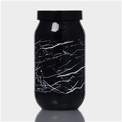 Банка для сыпучих «Марбл», 1 л, стекло