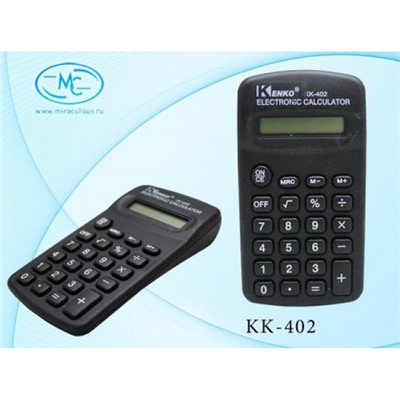 Калькулятор  8 разрядов 115х66х19 мм RB-402 Basir