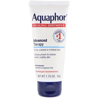 Aquaphor, Заживляющая мазь, защита для кожи, 50 г (1,75 унции)