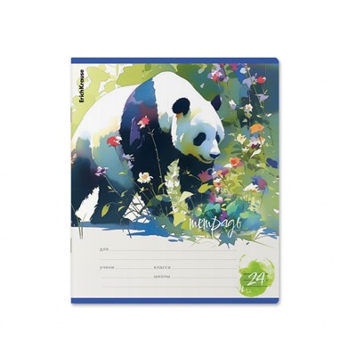 Тетрадь  24л линия "Flower Panda" 60575 ErichKrause