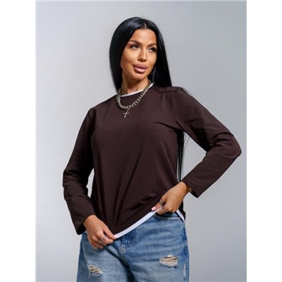 Лонгслив Рига (шоколад)