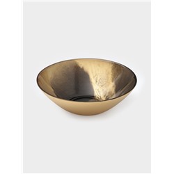 Салатник Magistro Brown Marble, 500 мл, d=16.5 см, стекло, коричневый
