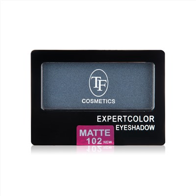 Триумф tf Тени для век одноцветные Expertcolor Eyeshadow Mono 102 матовый темно-синий 05010