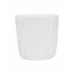 Кашпо для цветов Desert, 2.3 л, d=15.7 см, h=15.2 см, пластиковое, со вставкой, прозрачное