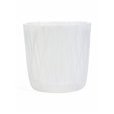 Кашпо для цветов Desert, 2.3 л, d=15.7 см, h=15.2 см, пластиковое, со вставкой, прозрачное