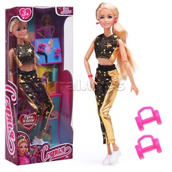 Кукла 29 см София (руки и ноги сгиб., акс, кор)