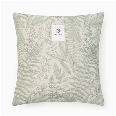 Чехол на подушку «Этель. Листва», 43×43 см, зелёный