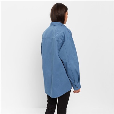 Рубашка женская джинсовая MIST: Denim, размер 40-42, синяя