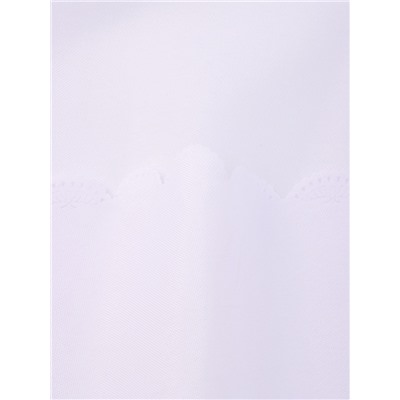 Скатерть однотонная «Доляна» Patterns, d=300, белая