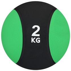 Медицинбол ONLYTOP, 2 кг, цвет зелёный