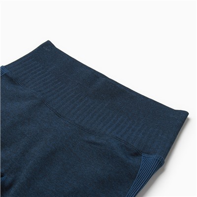 Легинсы спортивные женские MINAKU: SPORTLY, синие, размер M