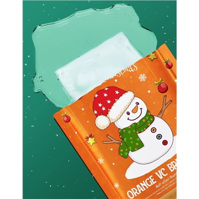 Тканевая маска для лица с витамином C Новогодняя СНЕГОВИК Sadoer