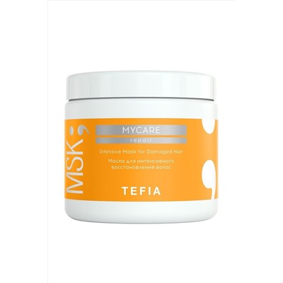 TEFIA Mycare Маска для интенсивного восстановления волос / Intensive Mask for Damaged Hair, 500 мл KRISTALLER, 1108693