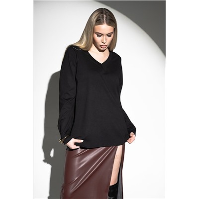 Лонгслив с V- образным вырезом НАТАЛИ, 1211648