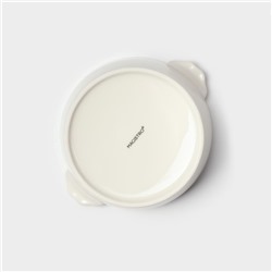 Салатник Magistro Whitewarm, 500 мл, 15×12.5×6 см, фарфор, белый