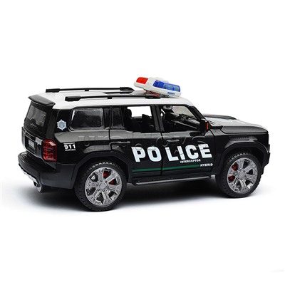 Машина "Полицейский внедорожник" (свет, звук, дым) в коробке